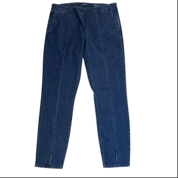 J. Jill Denim pants ~ size 10 ~ Authentic Fit ~ Front slit ankle - Picture 1 of 6
